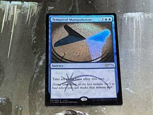 MTG 時間操作/Temporal Manipulation プロモ Foil 英 1枚迄