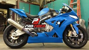 【送料無料】S1000RR 12-14用アッパー＆アンダーカウル２点セット 2012-2013-2014 BMW FRP　291