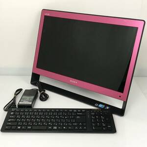 1円スタート SONY ソニー デスクトップパソコン 21.5インチ モニター パソコン一体型 PC PCG-11211N 動作品