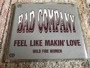 【貴重】バッド・カンパニー Bad Company - Feel Like Making’ Love(2曲入り日本盤シングルCD)