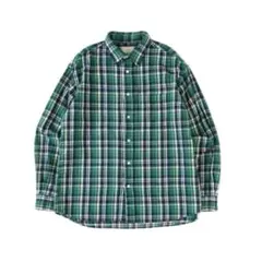 EVCON　REGULAR COLLAR CHECK SHIRTS グリーン　3