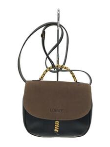 LOEWE◆LOEWE/ショルダーバッグ/レザー/ブラウン