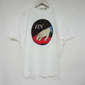 【1円】未使用 国内正規 UNDERCOVER アンダーカバー 23AW TEE FIN グラフィティ Tシャツ チェリー UC2C3804 WHTIE ホワイト 白 2