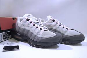 本物/2020年 NIKE AIR MAX95 PREMIUM US9/27cm BLACK/PINK 2度短時間着用のみ極上品 イエローグラデ jordan1 retro dunk sb supreme og