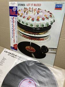 帯付LP！ローリング・ストーンズ Rolling Stones / Let It Bleed レット・イット・ブリード Polydor POJD-1510 デビュー30周年記念盤！OBI