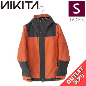 【OUTLET】 NIKITA SEQUOIA INSULATED JKT CORAL CHARCOAL Sサイズ レディース スノーボード