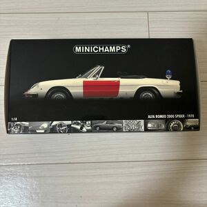 1/18 PMA ミニチャンプス ALFA ROMEO アルファロメオ 2000 スパイダー 1970 未展示品 #MINICHAMPS #2000 SPIDER 