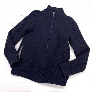 1646◎ UNITED ARROWS BLUE LABEL ユナイテッドアローズ ブルーレーベル ニット セーター フルジップ リバーシブル メンズM