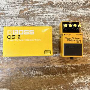 boss / ボス OS-2 Over Drive Distortion オーバードライブ ディストーション ギター エフェクター 歪み 音響 used