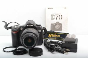 K001A49R//ニコン Nikon D70 一眼レフデジタルカメラ + レンズ AF-S DX NIKKOR 18-55mm 1:3.5-5.6G VR