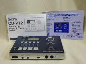 TASCAM CD-VT2　ポータブル ＣＤ ミュージック ＆ ボイスチューナー　動作品