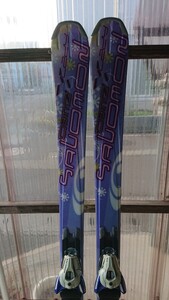 SALOMON DEMO X Lady 159㌢＋サロモンビンディングセット　女性用　中古品