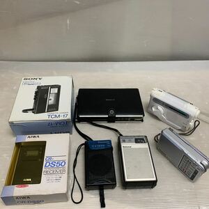 SONY aiwa Panasonic national 携帯ラジオ、カセットプレーヤーなど いろいろ ジャンク品