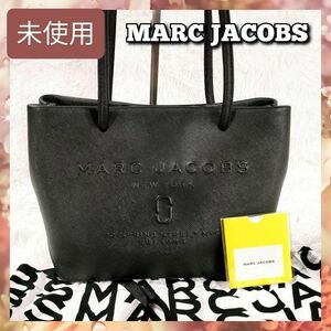 【未使用】送料無料 MARC JACOB マークジェイコブス レザー トートバッグ ショルダーバッグ レディース ブラック 黒