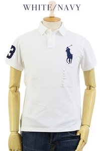 新品 アウトレット 16895 Mサイズ 半袖 ポロ シャツ polo ralph lauren ポロ ラルフ ローレン 白