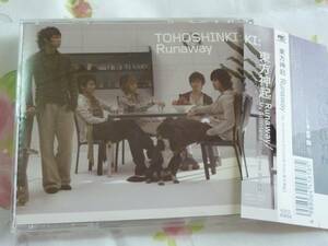 美品★韓流・東方神起／「Runaway」CD／JYJ／ジェジュン・ジュンス・チャンミン・ユンホ・ユチョン／韓国・Ｋ－ＰＯＰ