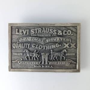 70s 1976年 ビンテージ　Levi's リーバイス　ベルト バックル LEVI STRAUSS & Co.　ヴィンテージ