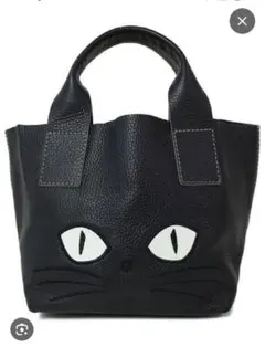 レディース黒猫ミニバッグ　美品　ヌール