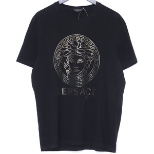 VERSACE メデューサプリントTシャツ XL ブラック A89497S-A230901 ヴェルサーチ ヴェルサーチェ メデゥーサ 半袖カットソー MEDUSA tee