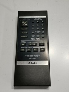 AKAI RC-700 オーディオ リモコン 中古 クリックポスト 送料無料！！