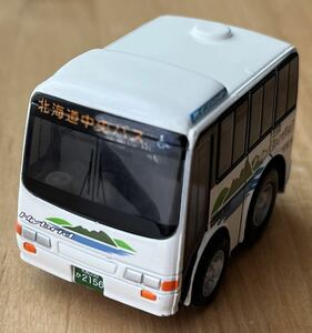 ◇チョロQ 北海道 中央バス ハイブリッド 札幌 タカラ プルバック ミニカー 中古