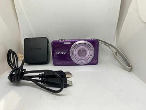 【金太郎】★ 送料無料！ SONY/ソニー Cyber-shot/サイバーショット DSC-WX30 パープル 動作確認済み！　充電器付き　K386