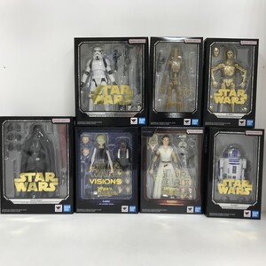 07w18903★1円~ S.H.Figuarts STAR WARS 7種セット ダースベイダー ストームトルーパー R2-D2 C-3POなど フィギュア 中古品