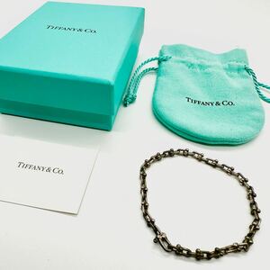 希少◇Tiffany ティファニー ハードウェア マイクロリンクブレスレット シルバー925 バングル メンズ レディース ユニセックス