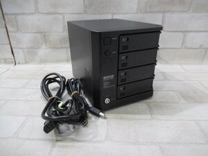 11668 Ω 新DK 0880k 保証有 IO DATA【 RHD4-UXE2.0 】 外付HDD USB2.0/1.1/eSATA/IEEE1394対応 HDD:500GB×4 動作/初期化済 鍵無 USB付