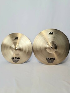 【ほぼ未使用】SABIAN AA Rock Crash 16 & 18 セット