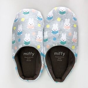 ミッフィー miffy スリッパ オータムカラー GY グレイ レディースフリー