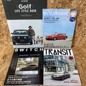 Volkswagen The Beetle Golf カタログ パンフレット 4冊 セット フォルクスワーゲン ザ ビートル ゴルフ LIFE STYLE BOOK TRANSIT SWITCH