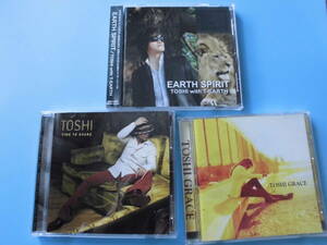 中古ＣＤ◎ＴＯＳＨＩ　３枚まとめて（ＥＡＲＴＨ　ＳＰＩＲＩＴ・ＴＩＭＥ　ＴＯ　ＳＨＡＲＥ・ＧＲＡＣＥ）◎