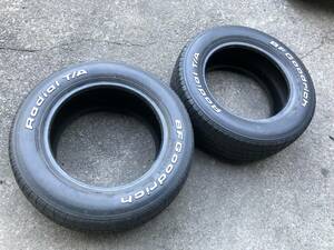 215/60R15 BFグッドリッチ　ホワイトレター　２本　BFGOODRICH 旧車 クラシックカー 225/60R15 235/60R15