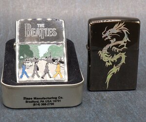 ZIPPO ジッポ THE BEATLES アビ―ロード /ドラゴン ブランドライター 喫煙具 着火未確認 1点ケース入り◆おたからや【G-B40687】同梱-2