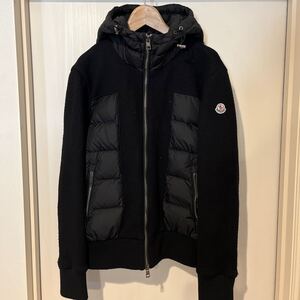 モンクレール ニット　ダウン　パーカー　サイズM MONCLER ダウンジャケット　羊毛