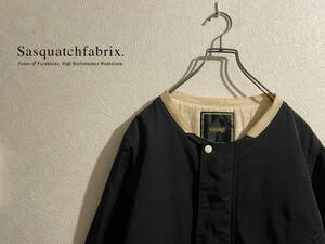 ◯ SASQUATCH fabrix. ノーカラー ミリタリー ジャケット / サスクワッチファブリックス フィールド ブラック 黒 S Mens #Sirchive