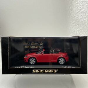 MINICHAMPS 1/43 AUDI TT Roadster Red PMA ミニチャンプス アウディ ロードスター レッド 初代 ミニカー モデルカー