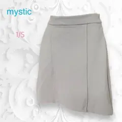 mystic ミスティック　ストレッチミニスカート　グレージュ　M 極美品