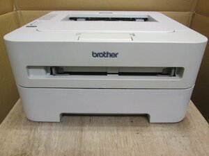 ◎中古レーザープリンタ ブラザー【Brother HL-2130】残量不明トナー/ドラム付き◎2406201