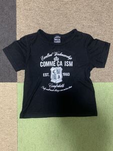 ◯ 古着 COMME CA ISM コムサイズム 半袖Tシャツ ブラック 黒 サイズ　110cm tora 子供　キッズ　KIDS 男の子