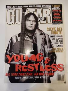 ▲▲英語「GUITAR WORLD　1995 9」Neil Young、Stevie Ray Vaughan、Eric Clapton、B.B. King、Buddy Guy、Pinkfloyd、Jeff Beck、R.E.M.