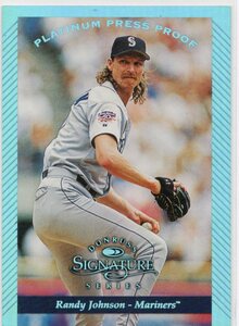 1997 DONRUSS SIGNATURE Platinum Press Proofs RANDY JOHNSON ランディ・ジョンソン 　新品ミント状態品　150枚もの