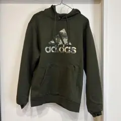 【新品・未使用】adidas カモ柄 パーカー Mサイズ オリーブ