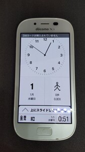 B002 docomo Xi らくらくスマートフォン3 F-06F FUJITSU 4G androidスマホ 簡易動作確認＆簡易清掃＆初期化OK 判定○ 送料無料 現状品