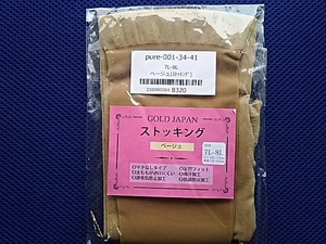 GOLDJAPANゴールドジャパンパンティストッキング　ベージュ　7L-8L　日本教　ヒップ122－135身長150－165　新品未使用品