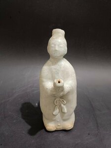 中国文物 古瓷 収集家の放出品 宋代 青白瓷人物水滴