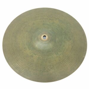 095 Zildjian ジルジャン Hi-Hat ハイハット シンバル 80年代 14" キーホールあり 本体のみ ※現状品