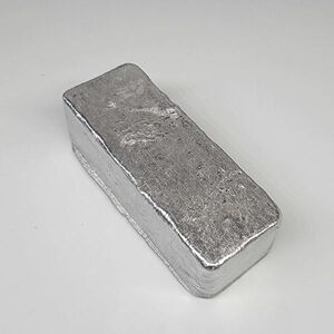 ●アルミインゴット●316ｇ１本 簡易鋳造 資源 アルミ 金属 AI 非鉄金属・鉱物鉱石シリーズ インゴット アルミ KBT-007A2
