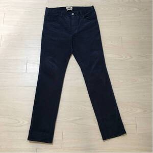 ◆【美品】JOURNAL STANDARD relume ジャーナルスタンダードリルーム/ストレッチコーデュロイスキニーパンツNAVY S